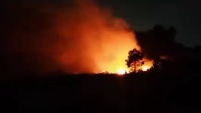 Kebakaran Lahan di Kedaton, Damkar: Diduga Akibat Warga Bakar Sampah