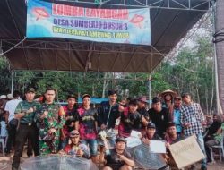 Berlangsung Meriah!!! Muda Mudi Dusun 3 Desa Sumberejo Gelar Lomba Layang-Layang di Area Sawah