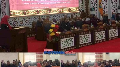 Walikota Hadiri Sidang Paripurna, Bahas Raperda APBD DPRD Bandarlampung