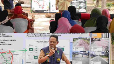 Gubernur Arinal Djunaidi Tinjau Perbaikan Jalan Di Kabupaten Lampung Selatan