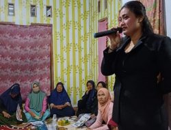 Caleg DPRD Kota Bandar Lampung  Ratih Saraswati Sambangi Kampung Galih