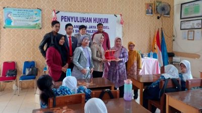 LBH Ampera Jaya Sumsel Adakan Kunjungan Penyuluhan Hukum Di SMPN 9 Palembang