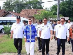 Riana Sari Menyerahkan Bantuan Kepada Kelompok Usaha Ekonomi Produktif, Di Tegineneng
