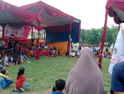 Warga Desa Hanura Ramai-ramai Tonton Pertunjukan Kuda Lumping Yang di Gelar TPD dan Relawan Ganjar – Mahfud