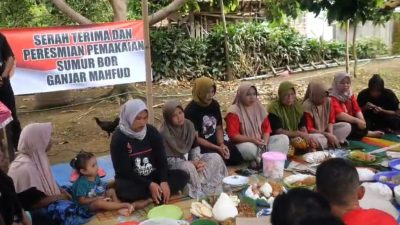 Ganjar Mahfud, Terus Bergerak Bantu Masyarakat Yang Membutuhkan Air Bersih