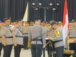 Kapolda Lampung Pimpin Sertijab Sejumlah PJU – Kapolres