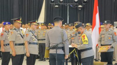 Kapolda Lampung Pimpin Sertijab Sejumlah PJU – Kapolres