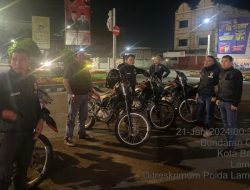 Antisipasi Tawuran Geng Motor, Polda Lampung Gencarkan Patroli