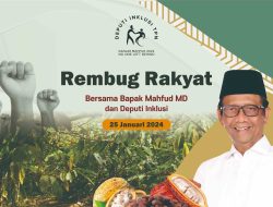 TPD dan TPN Ganjar-Mahfud, Gelar Rembug Rakyat di Lapangan Desa Kutoarjo, Gedong Tataan