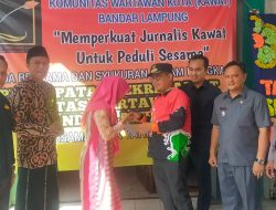 Pemkot Bandar Lampung, Apresiasi Kegiatan Tasyakuran Dan Santunan Anak Yatim-Piatu, Komunitas Wartawan Kota Bandar Lampung