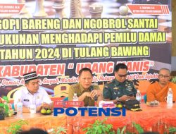 Pj Bupati Tuba Qudratul Buka Acara Ngopi Bareng dan Ngobrol Santai Kerukunan Pemilu