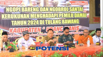 Pj Bupati Tuba Qudratul Buka Acara Ngopi Bareng dan Ngobrol Santai Kerukunan Pemilu