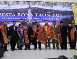 Gubernur Lampung, Menghadiri Pesta Bona Taon Parsadaan Toga Siregar, Di Graha Adora