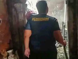 Api Lalap Rumah Dua Lantai di Rajabasa Bandarlampung
