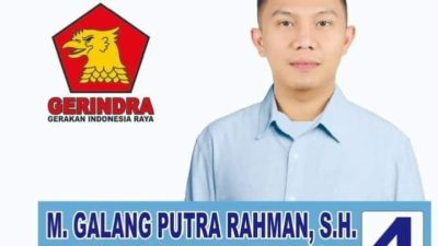 Hitung Cepat Posisi Teratas, M. Galang Putra Rahman Berpotensi Lolos ke DPRD Provinsi Lampung