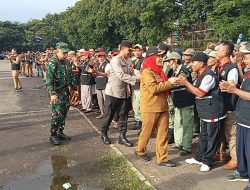 Walikota Bandarlampung Hadiri Apel Siaga Satgas Bantuan Pengamanan Pemilu 2024