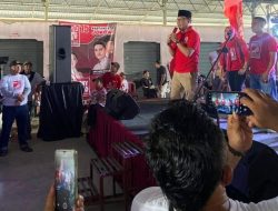 Caleg DPR RI Dapil l Lampung, Benny Kisworo Ajak Ribuan Relawan Senam di Pringsewu