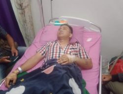 Jurnalis Anggota PWRI Tulang Bawang Ditusuk Orang Tak Dikenal