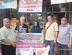 DPD Perpadi Provinsi Lampung Ikut Stabilkan Harga Beras dengan Gelar Pendekatan Pasar Beras