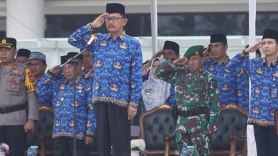 Pemkab Pesibar Gelar Upacara Paripurna Bulanan Tahun 2024