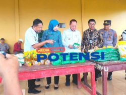 Pj Bupati Tuba Qudrotul Tinjau Langsung Stok dan Harga Beras Bulog Di Kampung UGI. 