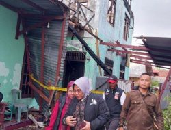 Kunjungi Korban Kebakaran, DPRD Lampung Minta PLN Beri Edukasi Pencegahan Korsleting Listrik