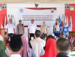 Mahasiswa KKN Unila, Sosialisasi UU ITE Di Desa Jati Indah