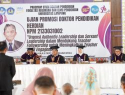FKIP Gelar Ujian Terbuka Promosi Doktor Pendidikan: Herdian Raih Gelar Doktor Predikat Cumlaude