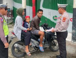 Pelanggar Helm Dominasi Operasi Krakatau di Pesisir Barat