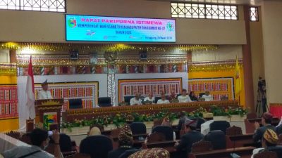 DPRD Tanggamus Gelar Rapat Paripurna HUT ke-27 Tanggamus 