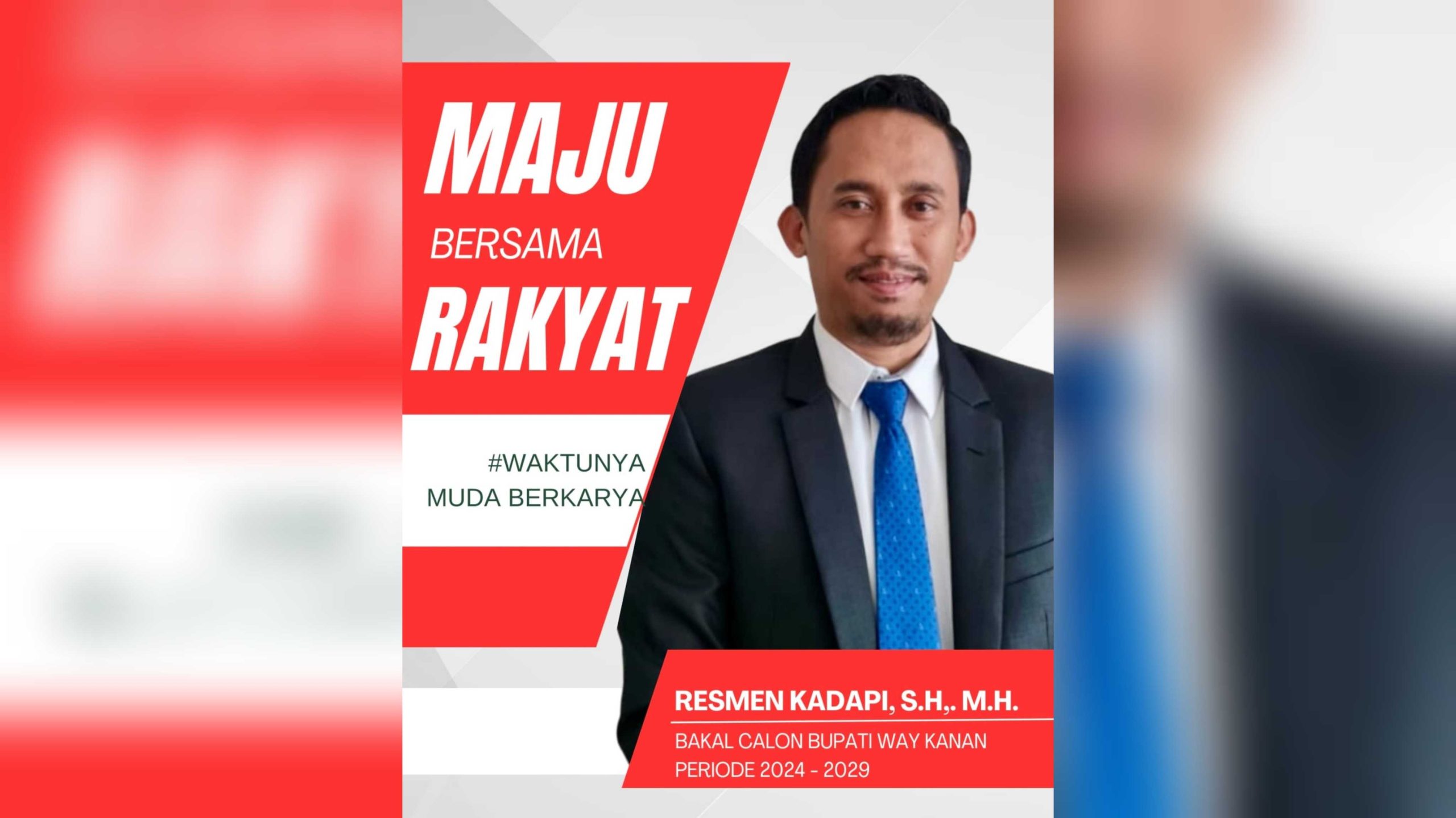 Pilkada 2024: Resmen Kadapi Bakal Sapu Bersih Korupsi di Waykanan