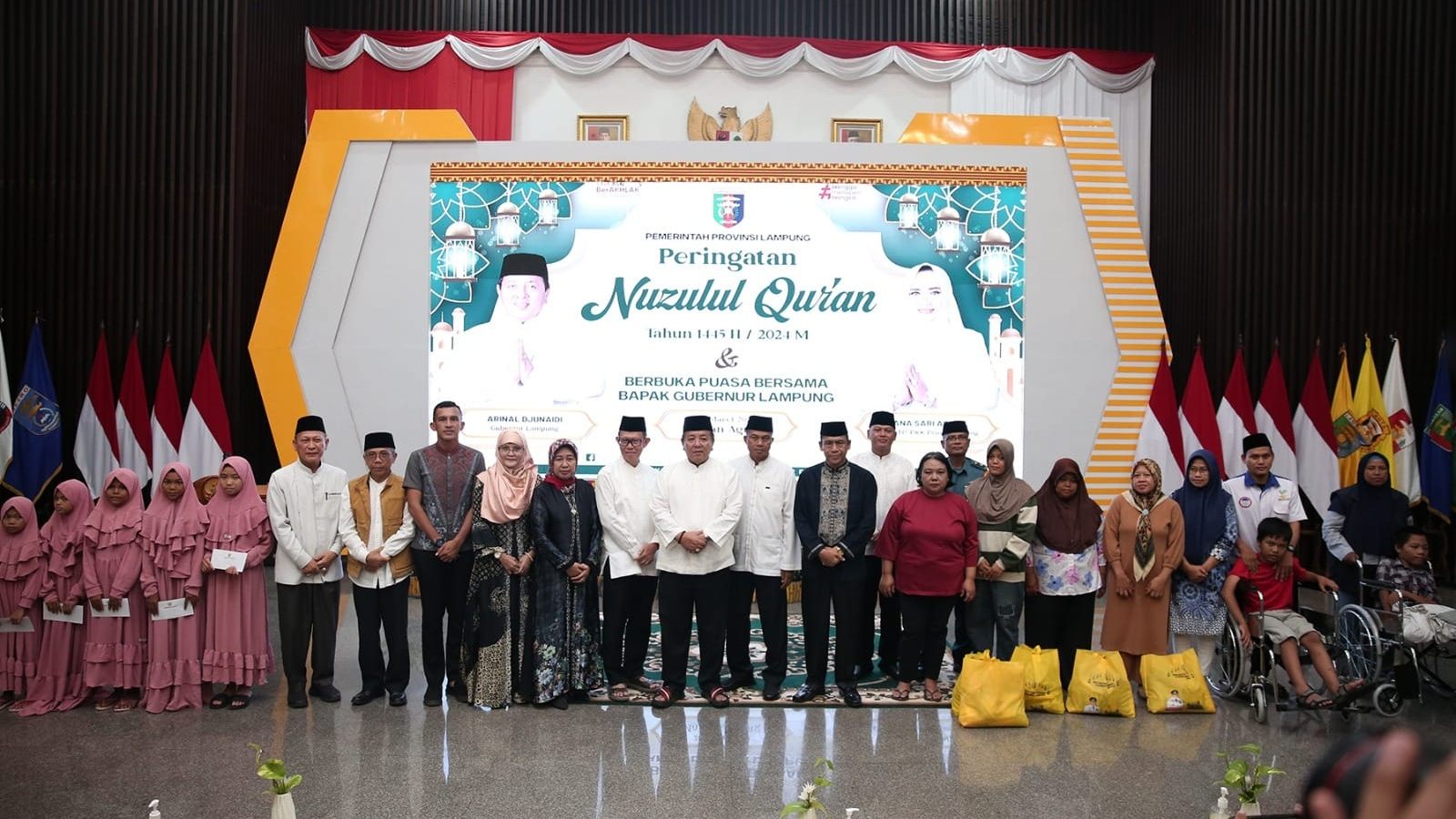 Gubernur Arinal dan Forkopimda Ikuti Peringatan Nuzulul Quran