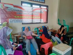 HUT ke-27 Tulang Bawang, TP PKK Melaksanakan Donor Darah