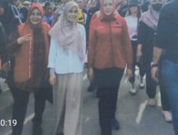 Sekretaris Komisi IV DPRD Lampung Kostiana Sambut Kedatangan Istri Ganjar Pranowo