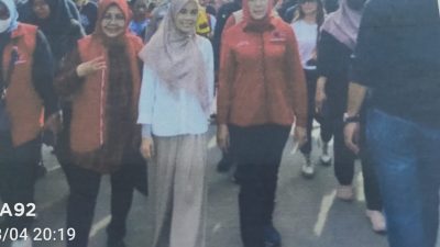 Sekretaris Komisi IV DPRD Lampung Kostiana Sambut Kedatangan Istri Ganjar Pranowo