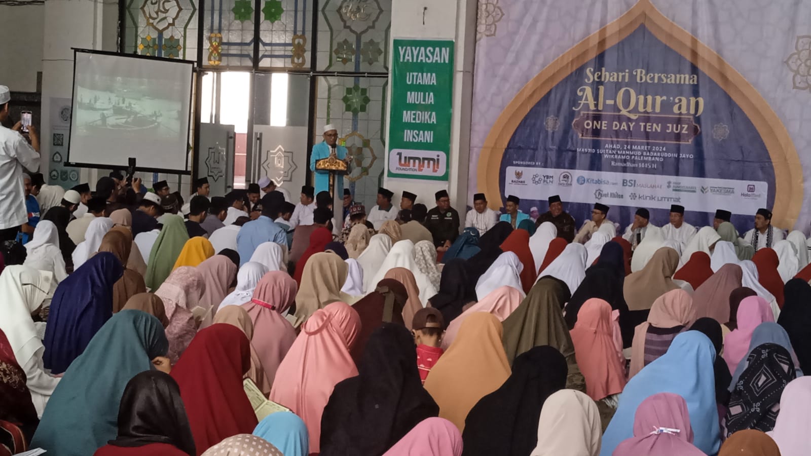 One Day Ten Juz: BKPRMI Palembang Budayakan Cinta Al Quran