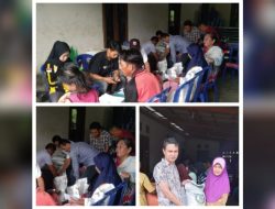 Pekon Teba Bunuk Salurkan Beras Bulog untuk 128 KPM