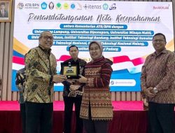 Unila dan Kementerian ATR MoU Tridarma Perguruan Tinggi