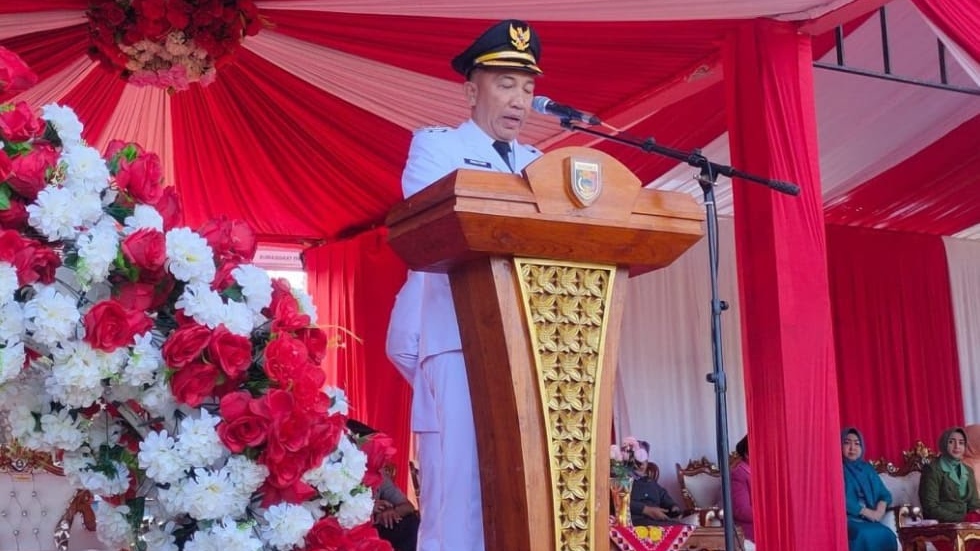 Pemkab Tanggamus Gelar Upacara Peringatan HUT ke-27 Kabupaten Tanggamus 