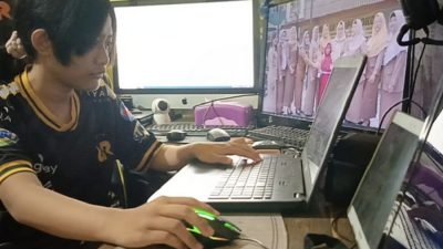 Inovatif! Siswi SD di Bandarlampung Ciptakan Game Edukasi Jelajah Lampung