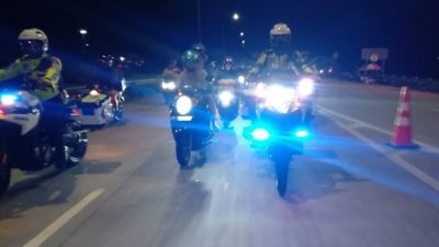 Antisipasi Kejahatan: Polda Lampung Kawal Pemudik Motor 