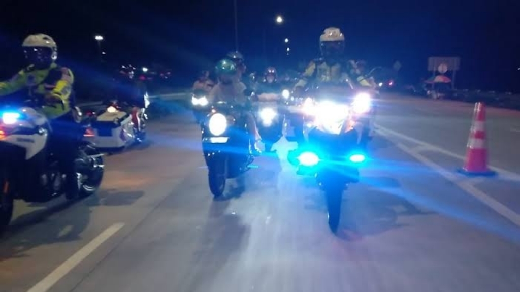 Antisipasi Kejahatan: Polda Lampung Kawal Pemudik Motor 