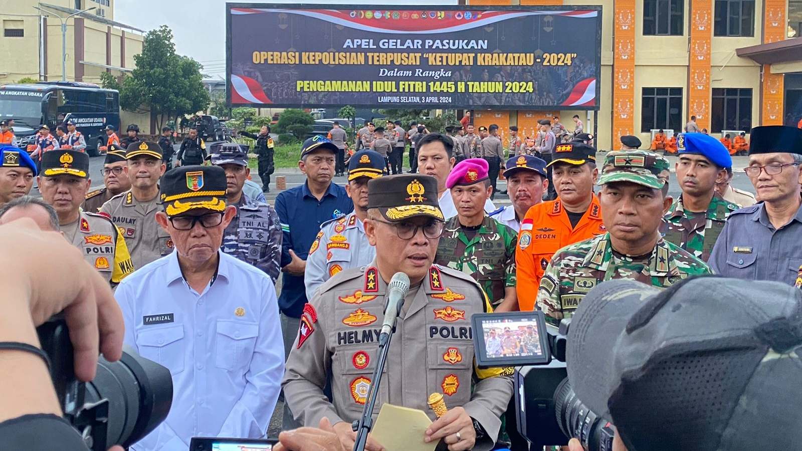 4383 Personel Gabungan Amankan Mudik di Lampung 