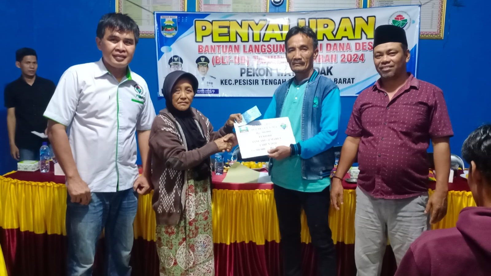 36 KPM Pekon Way Redak Terima BLT-DD