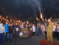 Qudrotul Ikhwan Buka Pawai Obor Malam Limou Likur