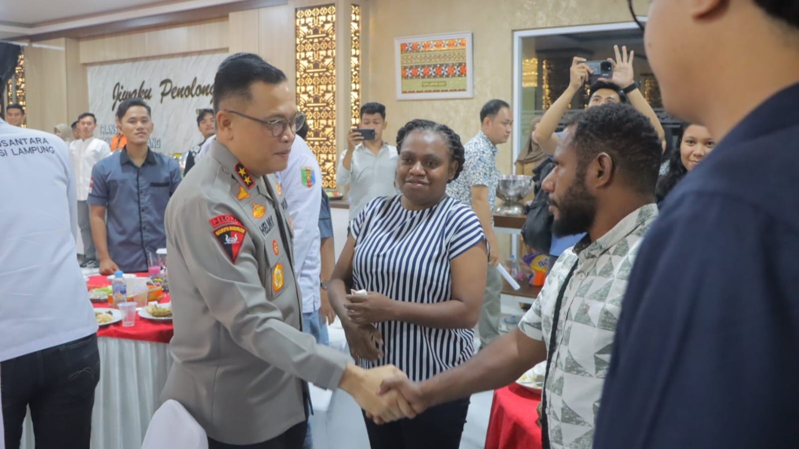 Kapolda Lampung Buka Puasa Bersama Mahasiswa
