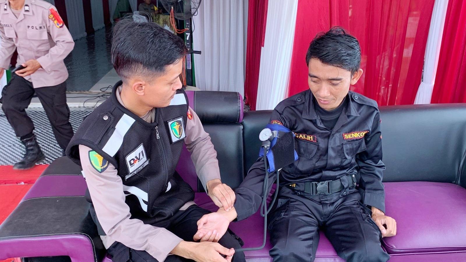 Dokkes Polres Tulang Bawang Jamin Keselamatan Personel 