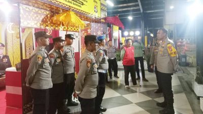 Kapolres Tulang Bawang Tinjau Kesiapan Pos Lebaran