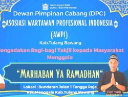 DPC AWPI Tulang Bawang Berbagi Takjil