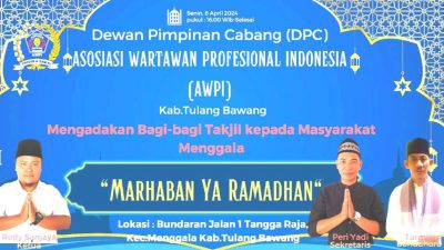 DPC AWPI Tulang Bawang Berbagi Takjil